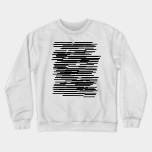 geometric interference lines Crewneck Sweatshirt